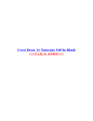 corel draw tutorials pdf